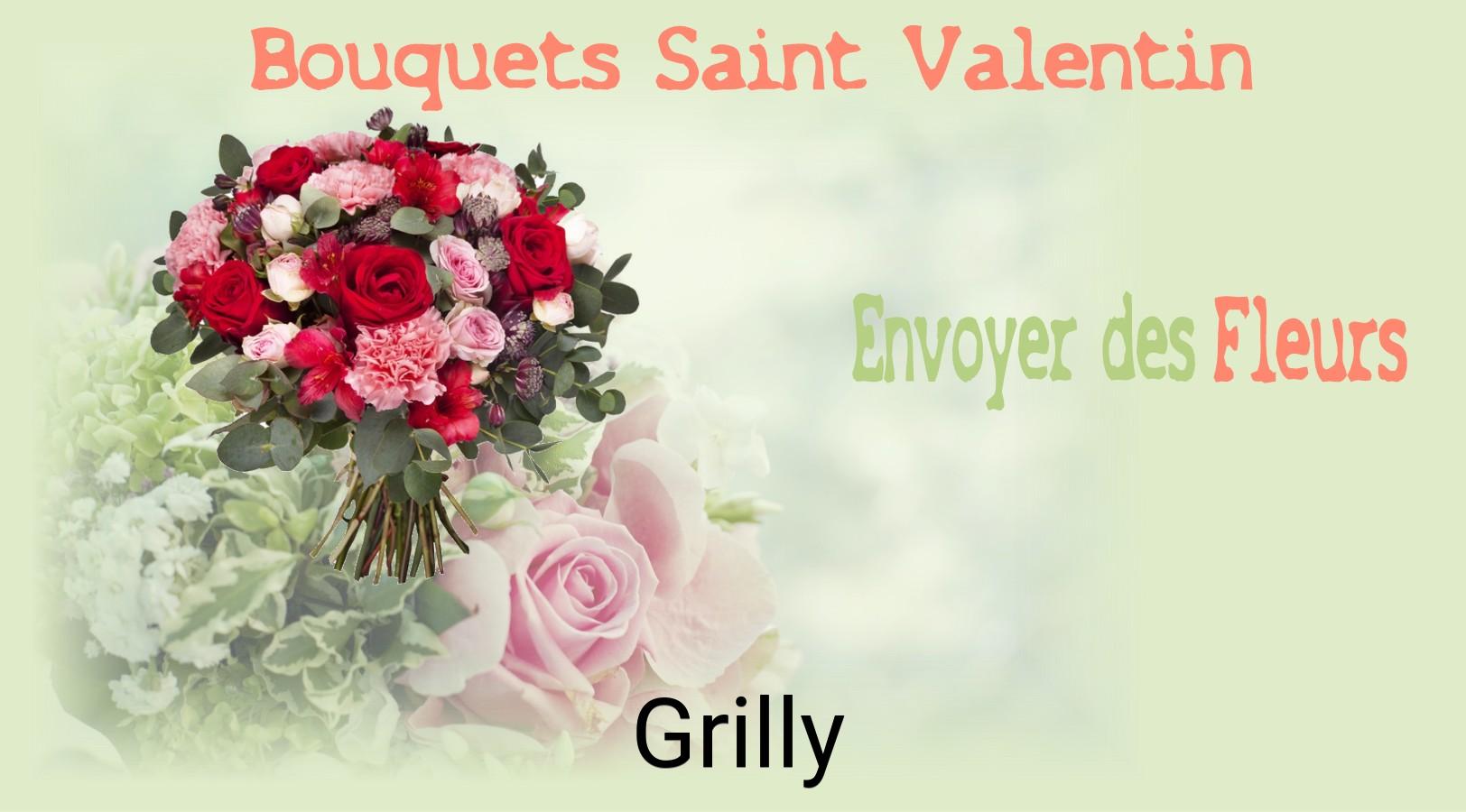 Roses de Saint-Valentin livrées à Grilly